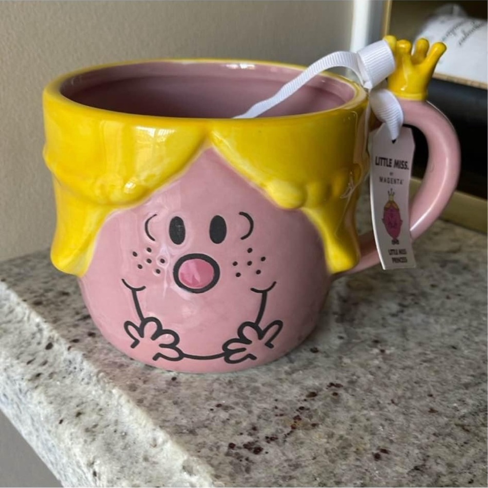 Little Miss Princess Pink and Yellow Mug